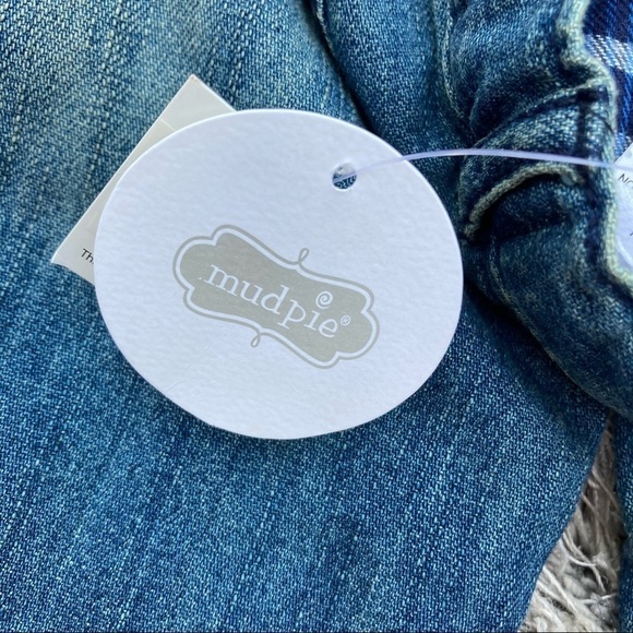 Boys Mud Pie Reverse Flannel Jeans - Picture 5 of 6